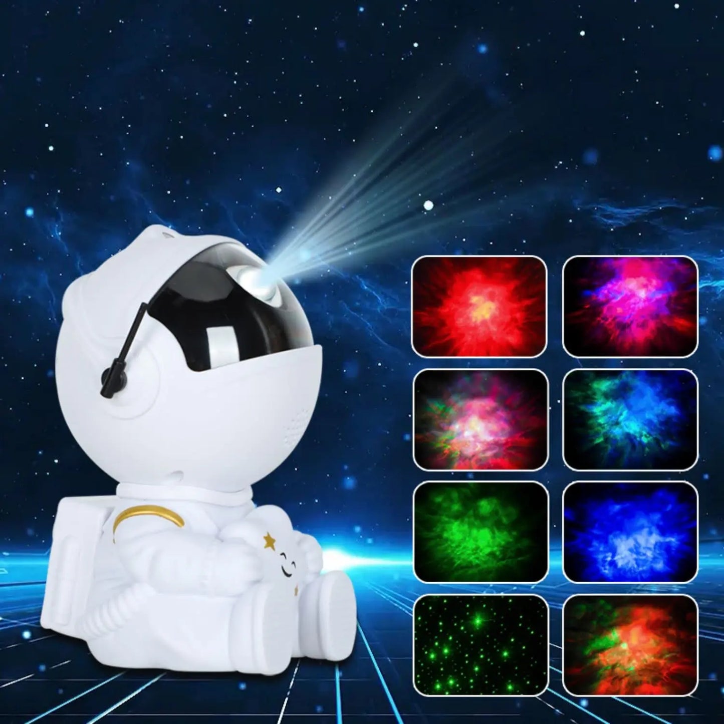 Galaxy Star Astronaut Projector LED Night Light Starry Sky Porjectors Lamp Decoration Bedroom Room Decorative for Children Gifts